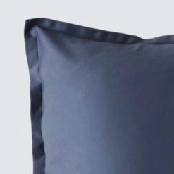 Organic Resort Cotton Shams 40 Organic Resort Cotton Shams -Home Sale Shop Organic Turkish Cotton Shams Slate Blue 2 71d37204 150d 4537 8da8 3525a6c6771a