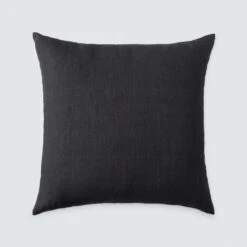 Prisha Linen Pillow 31 Prisha Linen Pillow -Home Sale Shop Prisha Linen Pillow Charcoal Grey 1