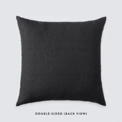 Prisha Linen Pillow 32 Prisha Linen Pillow -Home Sale Shop Prisha Linen Pillow Charcoal Grey 2