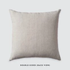 Prisha Linen Pillow 39 Prisha Linen Pillow -Home Sale Shop Prisha Linen Pillow Flax 2