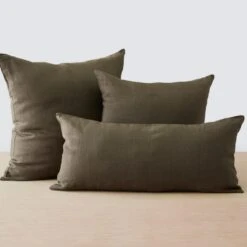 Prisha Linen Pillow 26 Prisha Linen Pillow -Home Sale Shop Prisha Linen Pillow Olive 4