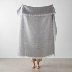 Rowan Mohair Throw 35 Rowan Mohair Throw -Home Sale Shop Rowan Mohair Throw Dove Grey 3