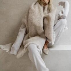 Rowan Mohair Throw 27 Rowan Mohair Throw -Home Sale Shop Rowan Mohair Throw Sand 9