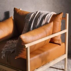 Santo Armchair -Home Sale Shop Santo Leather Armchair 18
