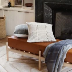 Santo Bench -Home Sale Shop Santo Leather Bench 14