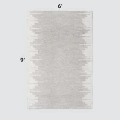 La Cima Handwoven Area Rug - Grey 11 La Cima Handwoven Area Rug - Grey -Home Sale Shop Size Labels.017