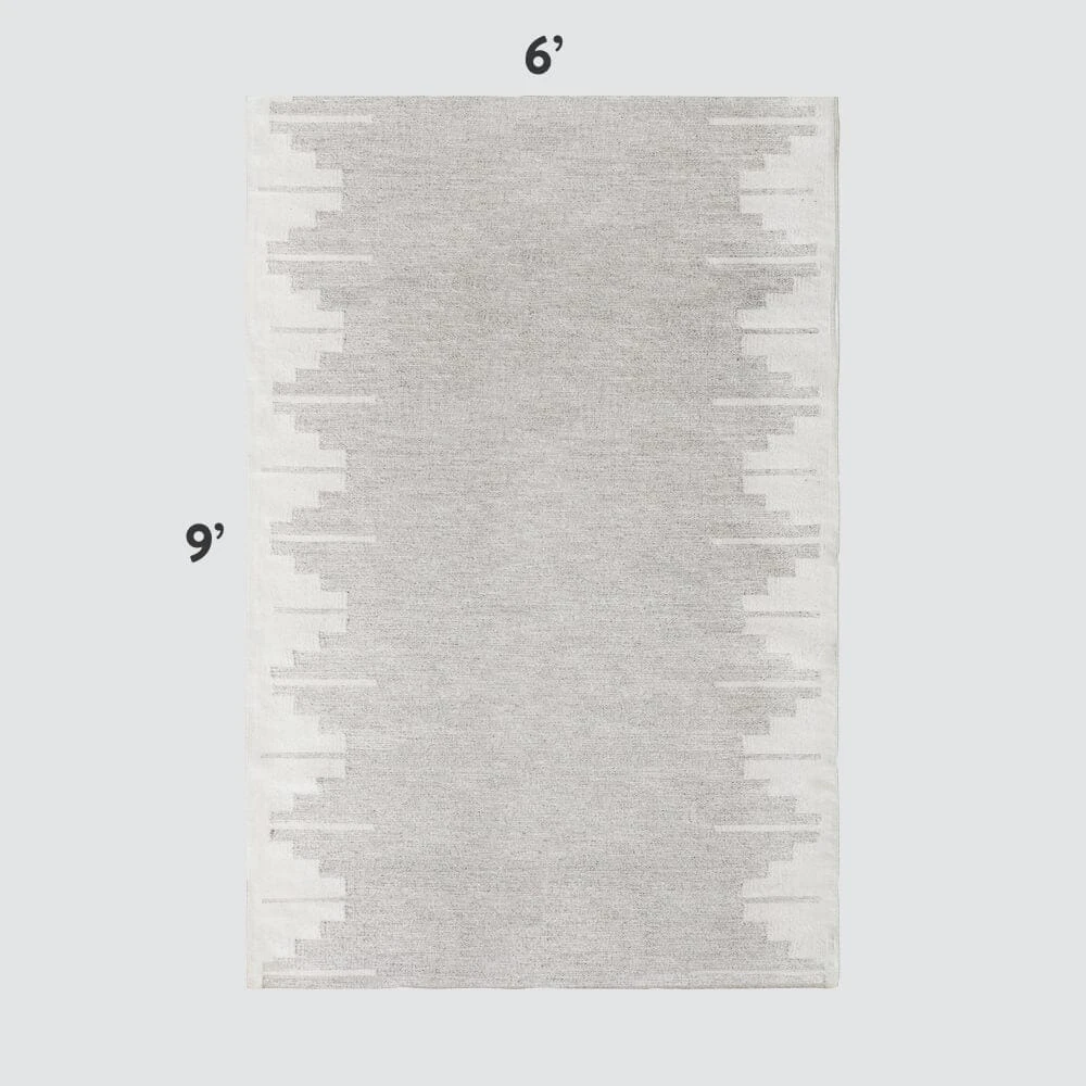 La Cima Handwoven Area Rug - Grey 7 La Cima Handwoven Area Rug - Grey - Image 5