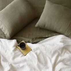 Stonewashed Linen Curated Bed Bundle -Home Sale Shop Stonewashed Linen Bed Bundle Earth Series 3 6603c7f8 e1a6 46f3 9740 580e1d1a9986