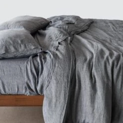 Stonewashed Linen Duvet Cover -Home Sale Shop Stonewashed Linen Duvet Indigo Chambray 1 a041367a 6ddc 4e12 b2a4 86f1f0c063bb