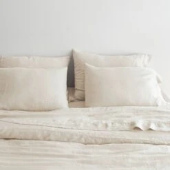 Stonewashed Linen Duvet Cover -Home Sale Shop Stonewashed Linen Duvet Ivory 3