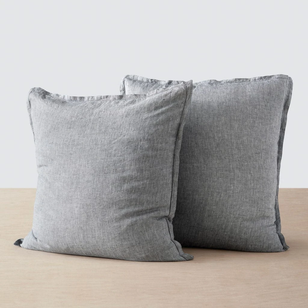 Stonewashed Linen Euro Shams 9 Stonewashed Linen Euro Shams - Image 7