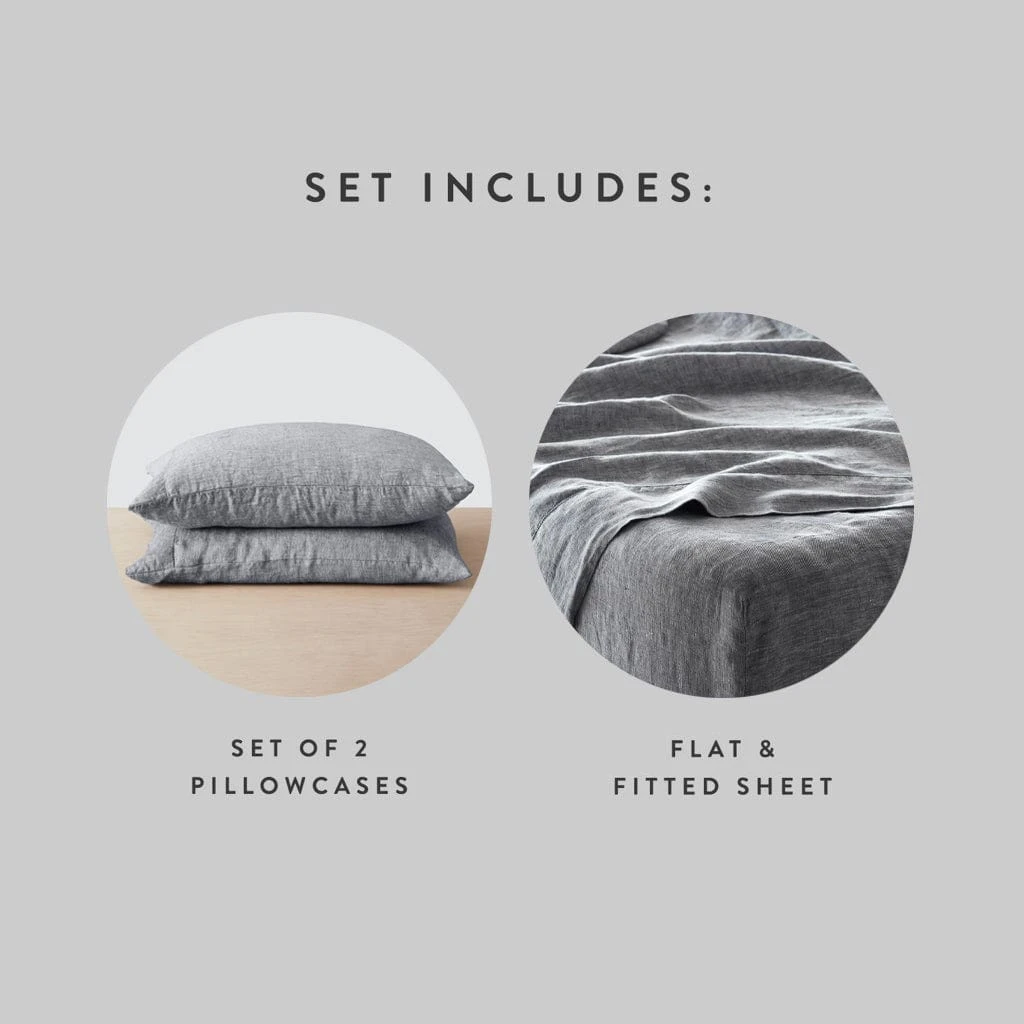 Stonewashed Linen Sheet Set 19 Stonewashed Linen Sheet Set - Image 17