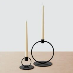 Sumita Iron Candle Holders - Set Of 2