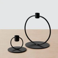Sumita Iron Candle Holders - Set Of 2 -Home Sale Shop Sumita Iron Candle Holders 3