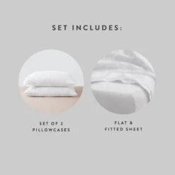 Stonewashed Linen Sheet Set 36 Stonewashed Linen Sheet Set -Home Sale Shop TheCitizenry PortugalBeddingBundles LinenSheetSet White 7c6b7657 090a 4043 9585 7037aa7e83cd