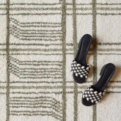 Tiya Hand-Knotted Runner -Home Sale Shop TiyaRunner Olive Revised 2