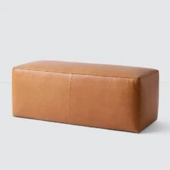 Torres Leather Bench -Home Sale Shop Torres Leather Bench Natural 1