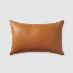 Torres Leather Pillow 25 Torres Leather Pillow -Home Sale Shop Torres Leather Lumbar PIllow Caramel 1