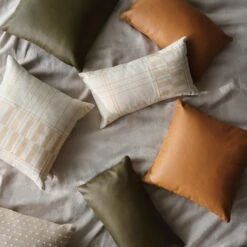 Torres Leather Pillow 24 Torres Leather Pillow -Home Sale Shop Torres Leather PIllow Caramel 5