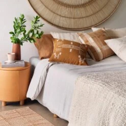 Torres Leather Storage Ottoman - Small -Home Sale Shop Torres Leather Storage Ottoman Small 9