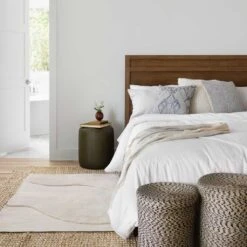 Torres Round Leather Ottoman - Small 31 Torres Round Leather Ottoman - Small -Home Sale Shop Torres Round Ottoman Olive Small 7