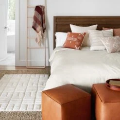 Torres Square Leather Ottoman - Medium & Large 34 Torres Square Leather Ottoman - Medium & Large -Home Sale Shop Torres Square Ottoman Medium 8