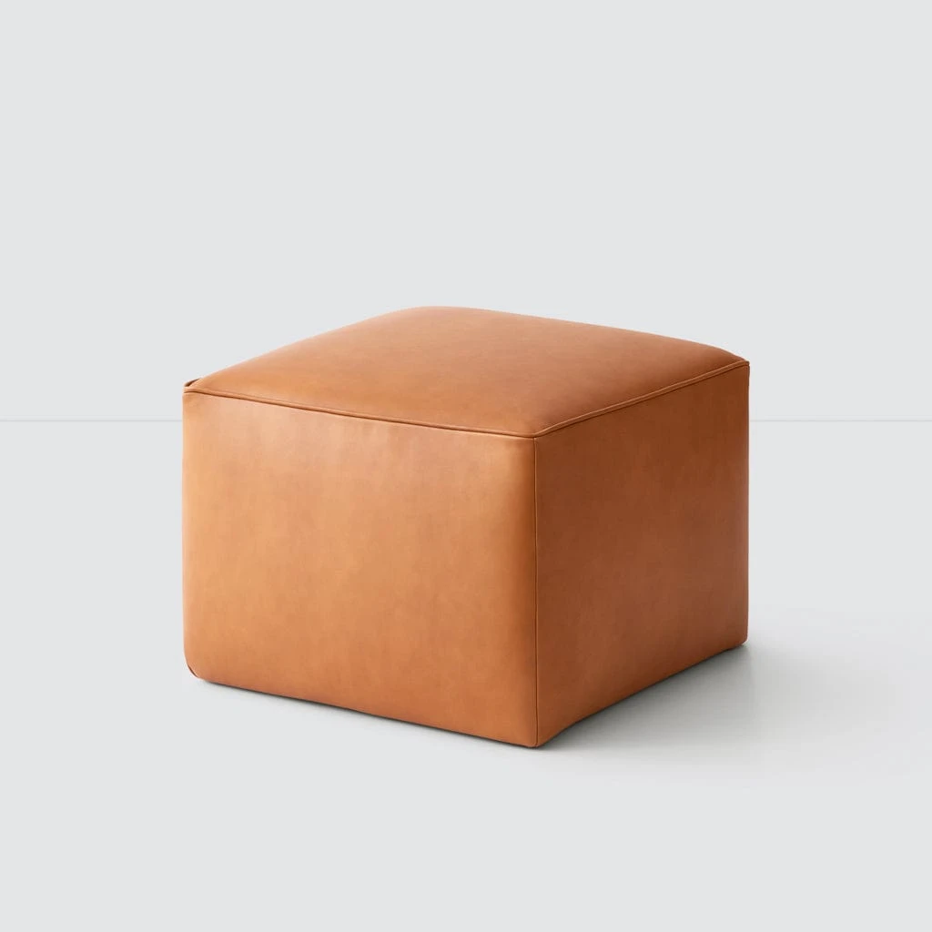 Torres Square Leather Ottoman - Medium & Large 9 Torres Square Leather Ottoman - Medium & Large - Image 7