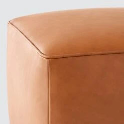 Torres Square Leather Ottoman - Medium & Large 26 Torres Square Leather Ottoman - Medium & Large -Home Sale Shop Torres Square Ottoman Natural Medium 5