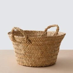Totora Floor Basket 33 Totora Floor Basket -Home Sale Shop Totora Floor Basket Large 1