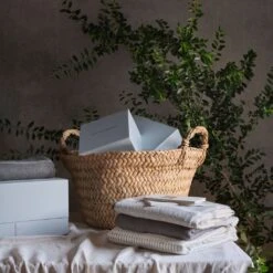 Totora Floor Basket 37 Totora Floor Basket -Home Sale Shop Totora Floor Basket Large 18