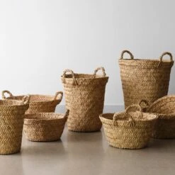 Totora Storage Basket -Home Sale Shop Totora Storage Basket Large 7