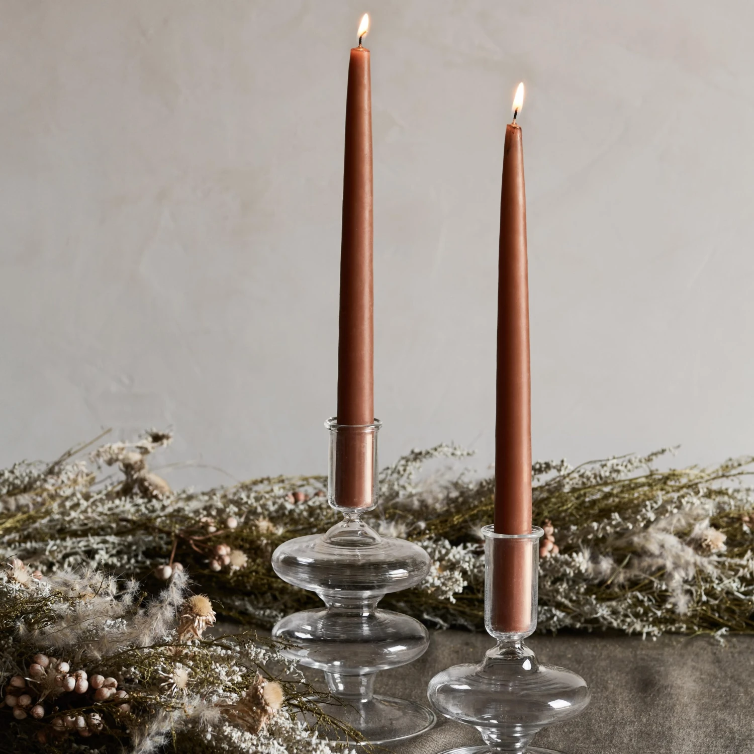 Veeha Glass Candle Holders - Set Of 2 3 Veeha Glass Candle Holders - Set Of 2 - Image 2
