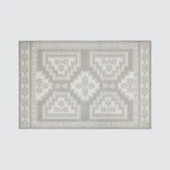 Vihan Handwoven Area Rug -Home Sale Shop Vihan Area Rug Light Grey 3