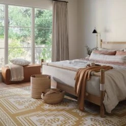 Vihan Handwoven Area Rug -Home Sale Shop Vihan Area Rug Mustard 6